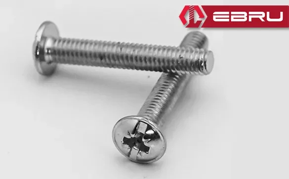 Yuvarlak Yıldız Başlı RYSB Kulp Vidası, Civata M4x12 - 500 Adet ürün görseli 1