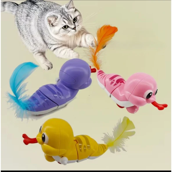 Evcil Hayvan Kedi Kurmalı Salyangoz Oyuncak ürün görseli 1