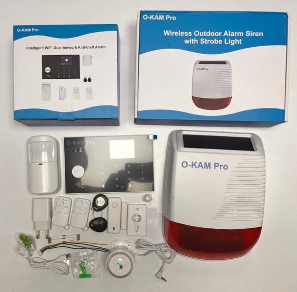 Tuya Akıllı Kablosuz (WiFi) Ev Güvenlik Alarm Seti Google Home Destekli - Resim 3