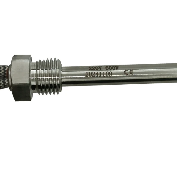 Yate10 1/2 Diş Çaplı 220Volt 600W Radyatör,Petek,Tank Isıtıcı Paslanmaz Çubuk Rezistans - Resim 2