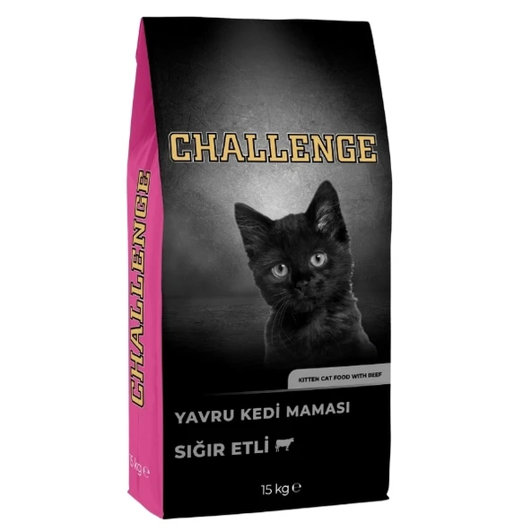 Challenge Sığır Etli Yavru Kedi Maması  15 Kg ürün görseli 1