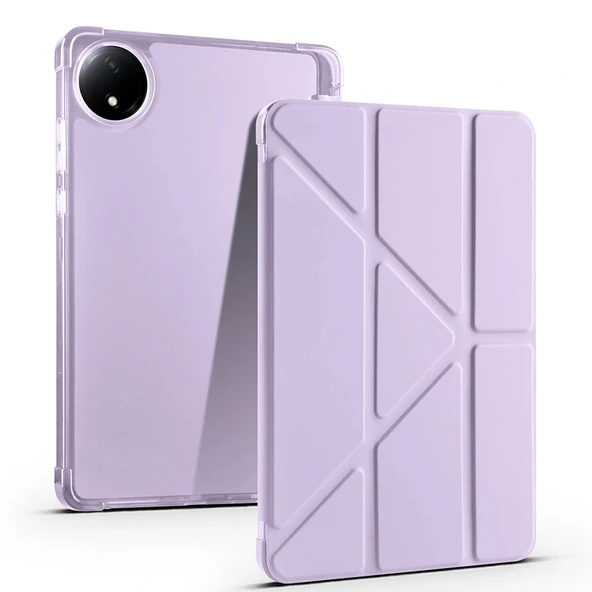 Xiaomi Redmi Pad SE 8.7 Kılıf Zore Tri Folding Kalem Bölmeli Standlı Kılıf ürün görseli 1