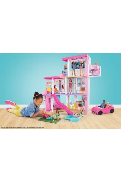 Barbie Grg93 'nin Rüya Evi (115 Cm), 75'ten Fazla Aksesuarı Bulunan, 3 Katlı 3-7 Yaş Arası Kızlar Içi - Resim 2