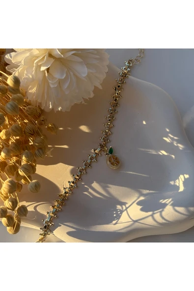 nesdesign Sallantılı Portakal Motifli Zarif Bileklik (16+3 cm) ürün görseli 1