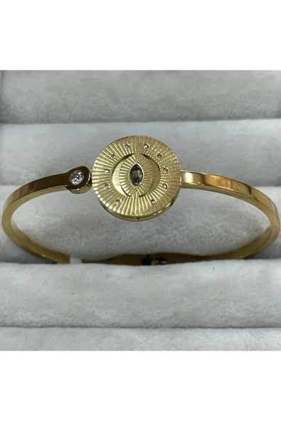 nesdesign Taşlı Göz İnce Kelepçe ürün görseli 1