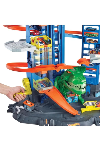 HOT WHEELS Robotik T-rex Ultimate Garaj Gjl14 - Resim 3