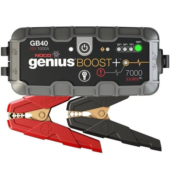 NOCO Genius GB40 12V 1000Amp Ultrasafe Lityum Akü Takviye + Powerbank + Led Lamba ürün görseli 1