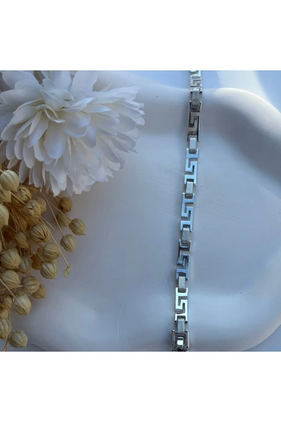 nesdesign 14K Özel Seri Labirent Model Zincir Bileklik (17+2 cm) ürün görseli 1