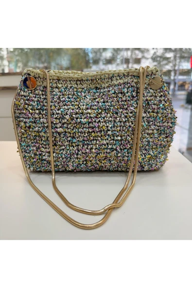 nesdesign Parlak Konfeti İpli Çanta ürün görseli 1