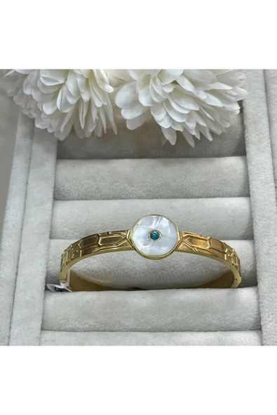 nesdesign Detaylı Desenli Çelik Kelepçe ürün görseli 1