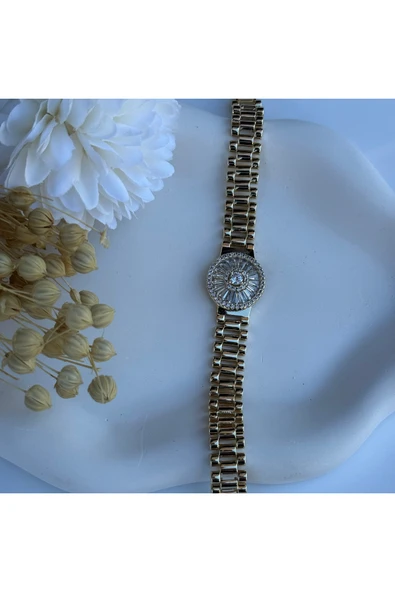 nesdesign 14K Özel Seri Saat Tasarım Bileklik (17+2 cm) ürün görseli 1