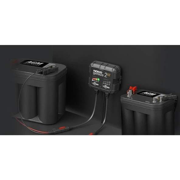 NOCO GENIUS2X2 6V/12V 40A Çoklu/2’Li Akıllı Akü Şarj ve Akü Bakım/Desülfatör - Resim 5