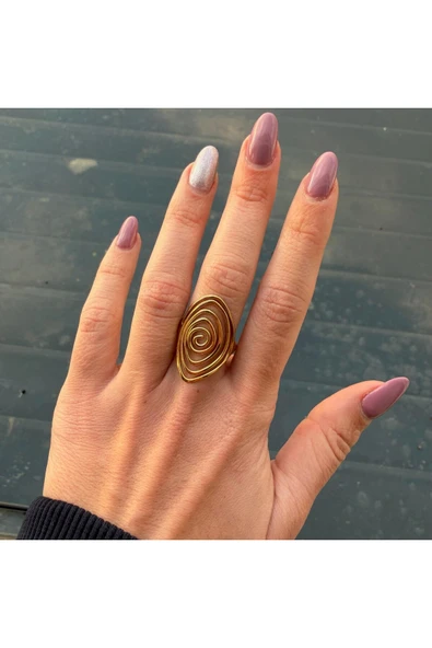 nesdesign Çelik Spiral Ayarlanabilir Yüzük ürün görseli 1