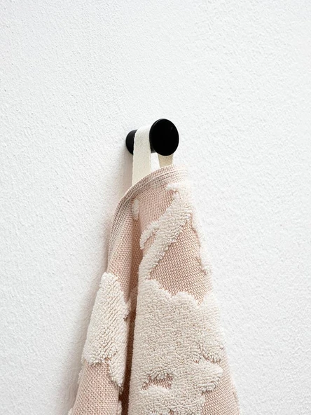 Pamuk Tekli Havlu Jakarlı Karna Eco Batıs - 50 x 90 - Resim 10