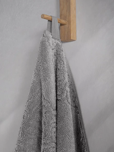 Pamuk Tekli Havlu Jakarlı Karna Premıum Vance - 50 x 90 - Resim 11