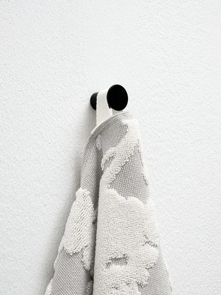 Pamuk Tekli Havlu Jakarlı Karna Eco Batıs - 70 x 140 - Resim 11