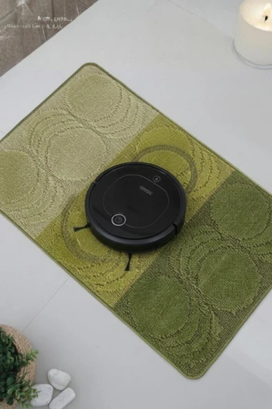 Maldiv/Maldives Model Lüks Banyo Paspası Halısı 50x80 cm - Kaymaz Taban 11 mm Kalın %100 Polipropilen - Resim 9