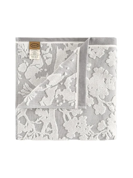 Pamuk Tekli Havlu Jakarlı Karna Eco Batıs - 70 x 140 - Resim 8