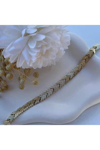 nesdesign Sık Kılçık Model Bileklik (17+2 cm) ürün görseli 1