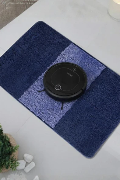 Maldiv/Maldives Model Lüks Banyo Paspası Halısı 50x80 cm - Kaymaz Taban 11 mm Kalın %100 Polipropilen - Resim 8