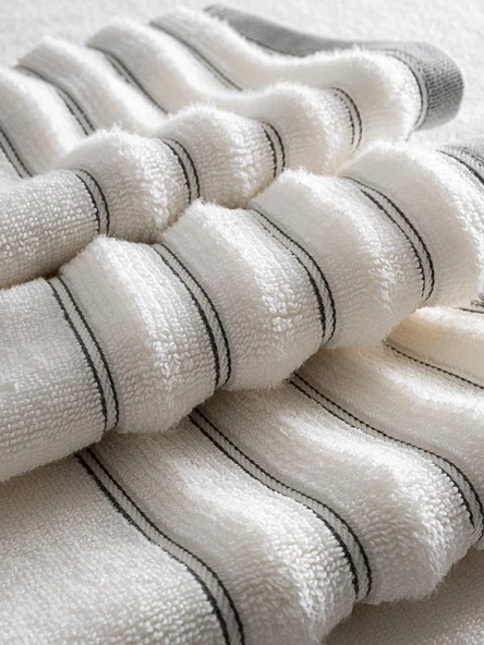 Tekli Havlu Mıcro Pamuk Eco Karna Vesta - 50 x 90 - Resim 6