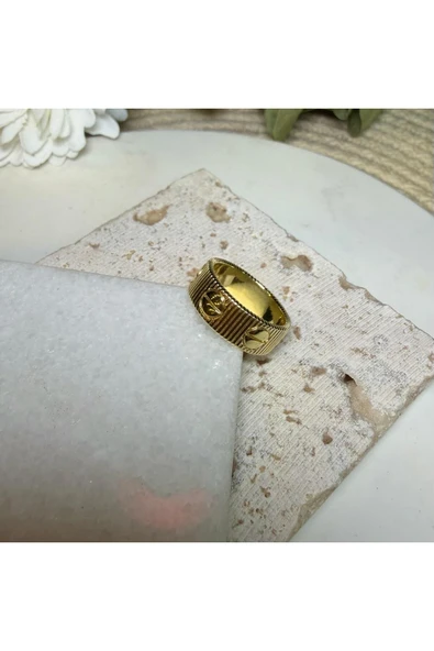 nesdesign Altın Kaplama CRT Love Model Gold Yüzük ürün görseli 1