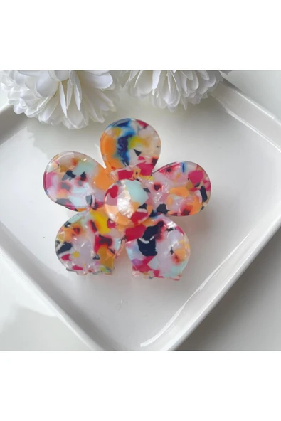 nesdesign Sedefli Çiçek Kemik Toka ürün görseli 1