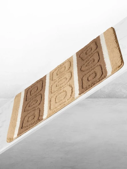 Lüks Kaymaz Taban 50x80 cm Banyo Halısı/Paspası Wb - 11 mm Kalın %100 Polipropilen - Resim 10