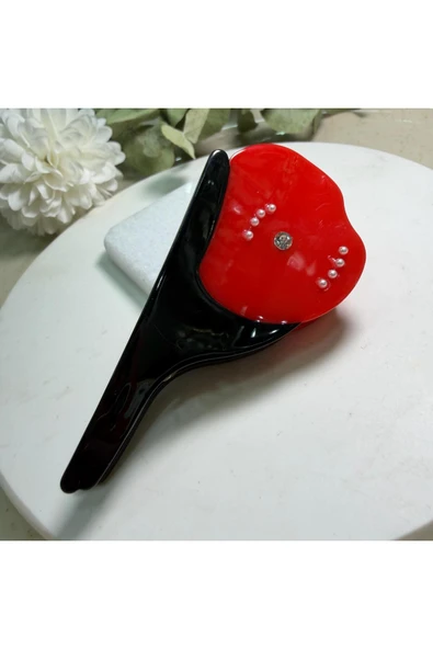 nesdesign Kırmızı Gelincik Toka ürün görseli 1