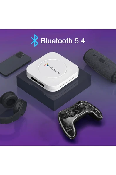 H96Max M1plus 8k Android 14.0 Tv Box 4gb 32gb Air Mouse Wifi6 Bt 5.4 Ethernet Sesli Komut Rk3528 - Resim 4