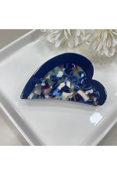 nesdesign Kalp Kemik Toka Lacivert ürün görseli 1