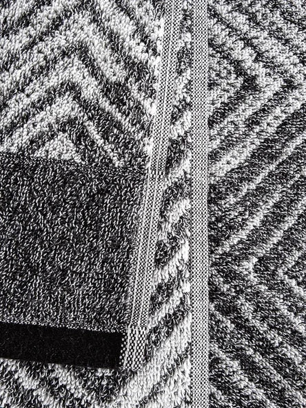 Pamuk Tekli Havlu Jakarlı Karna Premıum Alvaro - 70 x 140 - Resim 4