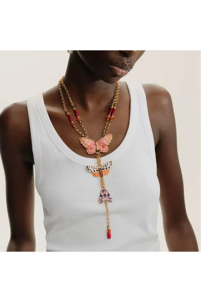 nesdesign ZR Kelebek Kolye ürün görseli 1