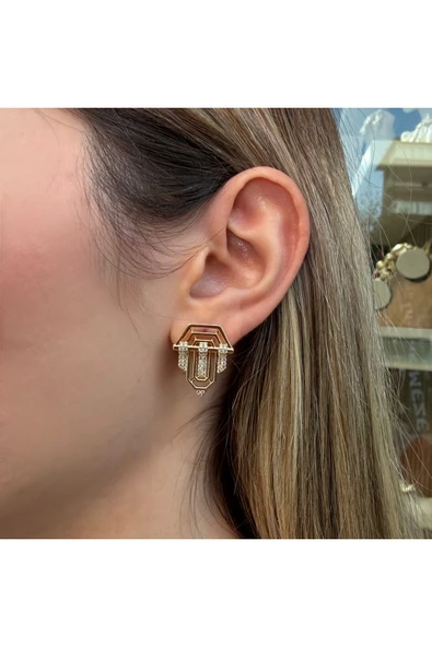 nesdesign 14K Özel Seri Serenay Küpe ürün görseli 1