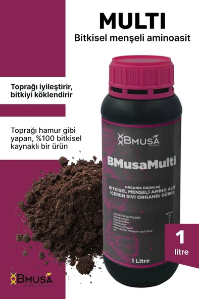 Bmusa Multi 1Lt  Organik Gübre ürün görseli 1