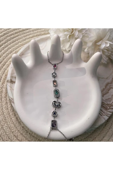 nesdesign 7 Element Renkli Taşlı Şahmeran ürün görseli 1