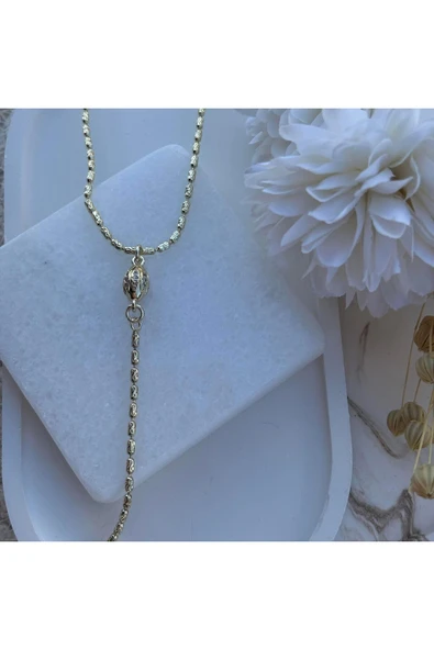 nesdesign Altın Kaplama Paskalya Yumurtası Y Kolye (50 cm) ürün görseli 1