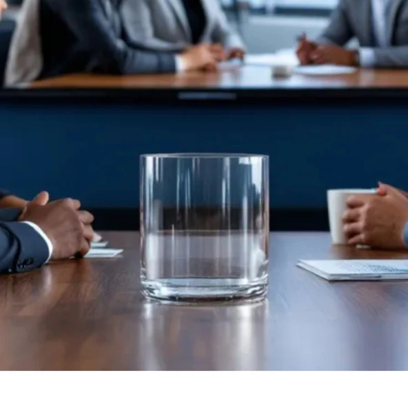 EL İşçiliği Silindir Cam Vazo 10 cm Genişlik 10 Cm uzunluk ürün görseli 1