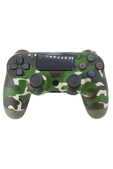 Coverzone Gamepad Ps 4 Joystick Kablosuz Titreşimli Oyun Kolu Kamuflaj Serisi 1 Adet - Resim 3