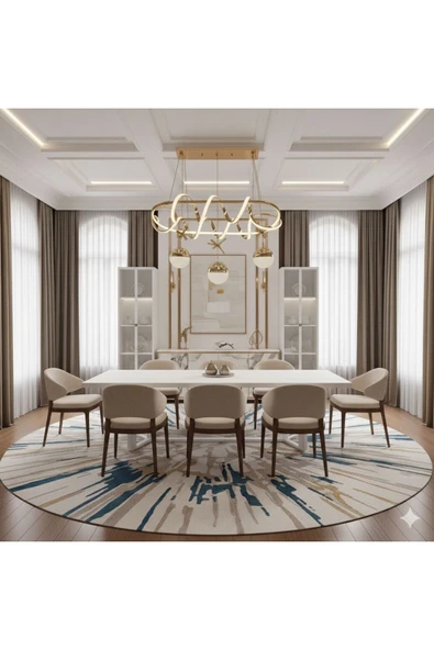 IŞILTI KUĞU YEMEK MASASI ürün görseli 1