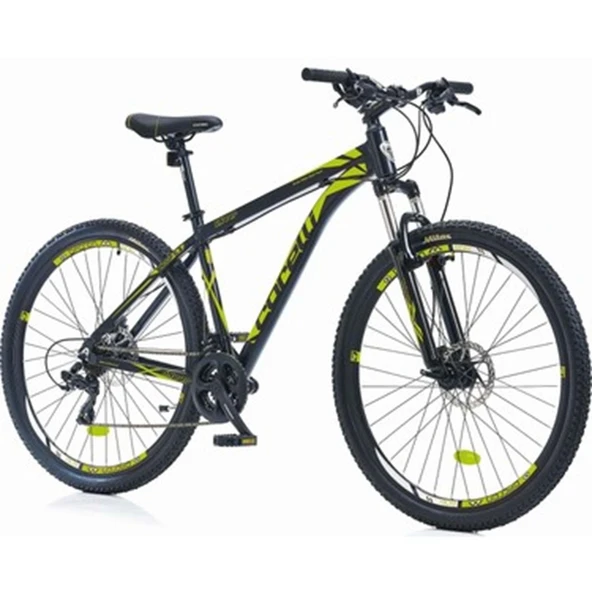 Corelli Snoop 5.1 27.5 Jant 21 Vites Siyah Neon Sarı 18 Kadro HD Dağ Bisikleti ürün görseli 1