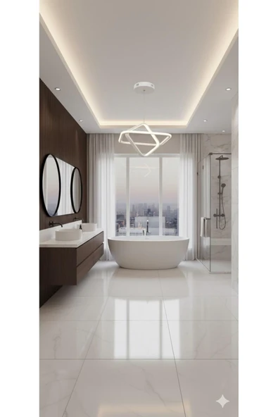 IŞILTI VİRA 2'Lİ KARE 30X30 sarkıt - Resim 2