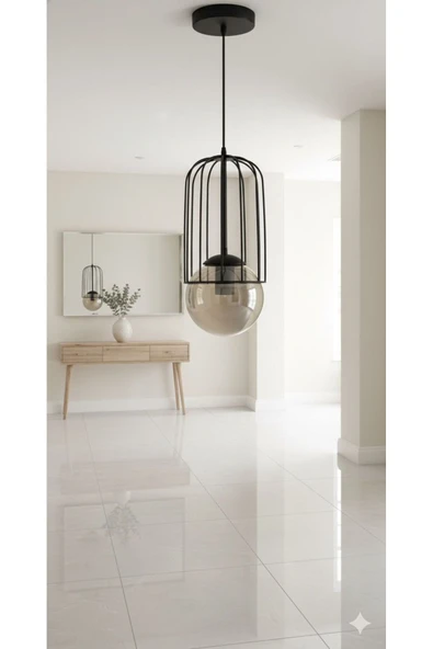 IŞILTI tekli sarkıt avize - Resim 2