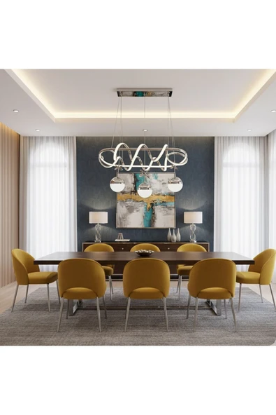 IŞILTI KUĞU YEMEK MASASI ürün görseli 1