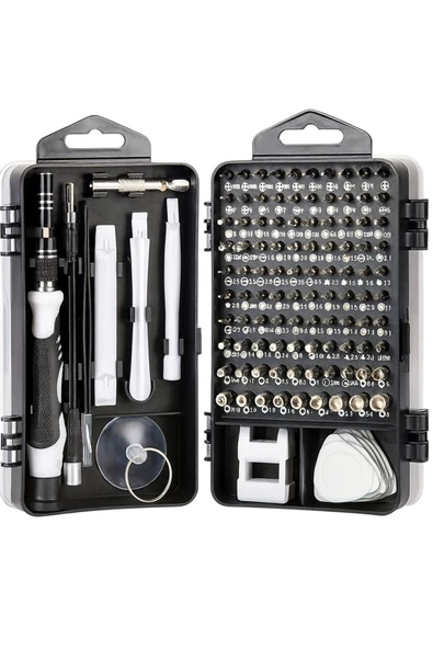Coverzone 115 Parça Onarım Seti - Hassas Tornavida, Krom Vanadyum Çelik, Ergonomik Saplı Takım | TTS-115 - Resim 8