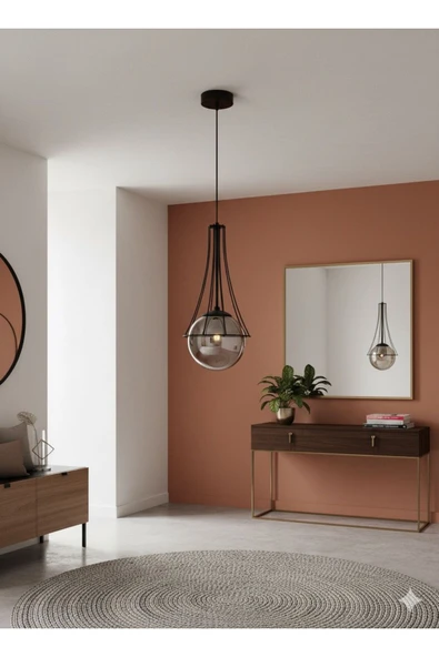 IŞILTI tekli sarkıt avize - Resim 2