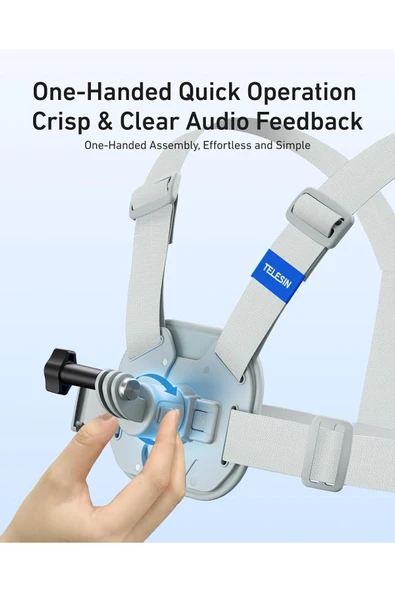 Coverzone Manyetik Göğüs Askısı Quick Release Askı Aparatı GoPro Hero 13/12/11/10 Insta360 DJI - Resim 7