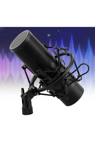 Coverzone Profesyonel RGB Mikrofon - USB, 24 Bit/96kHz, Kardioid, Tripodlu, Oyun ve Yayıncı Dostu Q9 - Resim 5