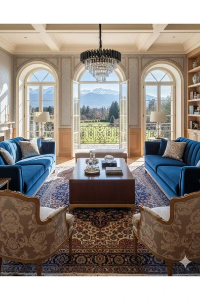 IŞILTI LARA 40 CM  SİYAH-GOLD ürün görseli 1