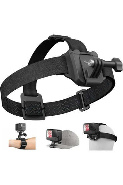 Coverzone Kafa Bandı Askısı Klips Montajı Bilek Askısı,Telefon ve Aksiyon Kamera Aksesuarı GoPro Hero ürün görseli 1
